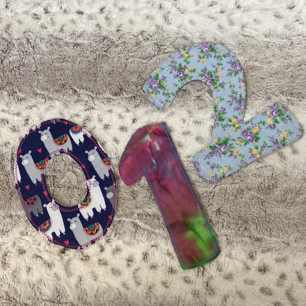 Handmade felt fabric numbers boys girls educational toys sensory play preschool